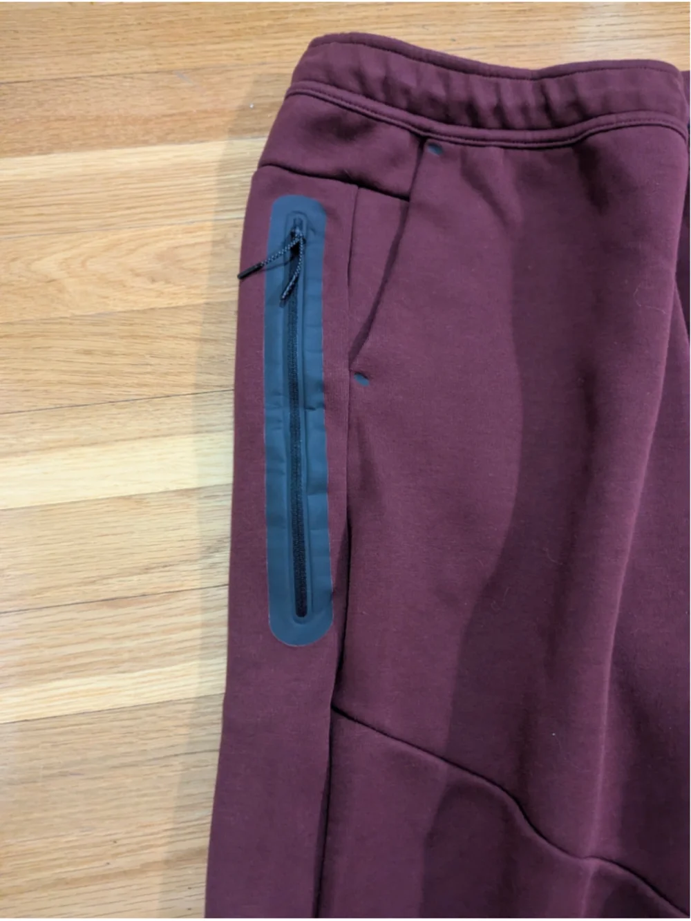 Nike Tech Fleece Open Hem Sweatpants XL Maroon Red